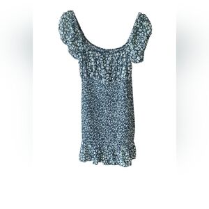 Wild Fable Multi Colored Blue, Green Dress SZ S